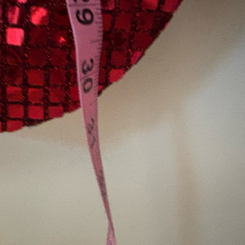 Men's Red Sequin Performance Jacket - Picture 6 of 12